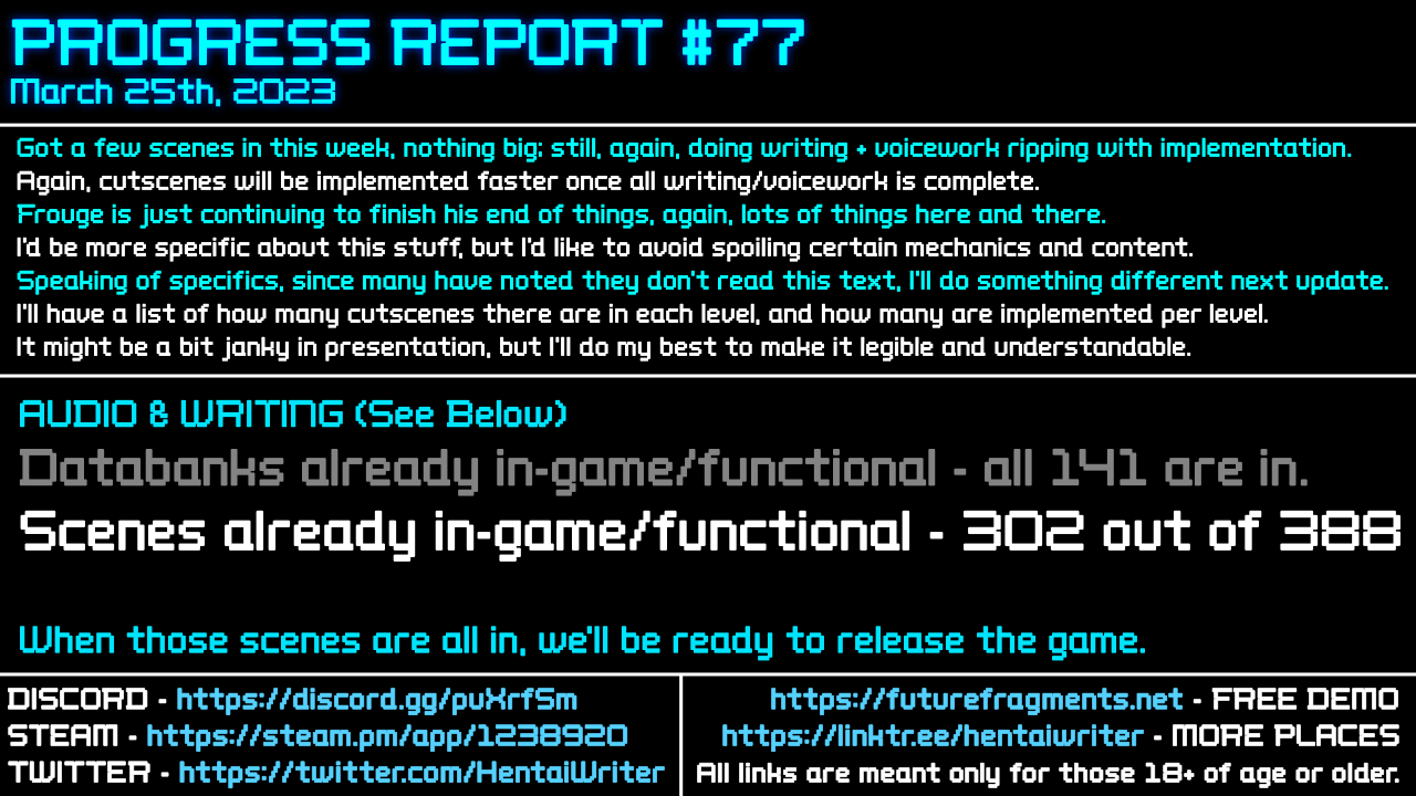 #77 March 25th progress report.png